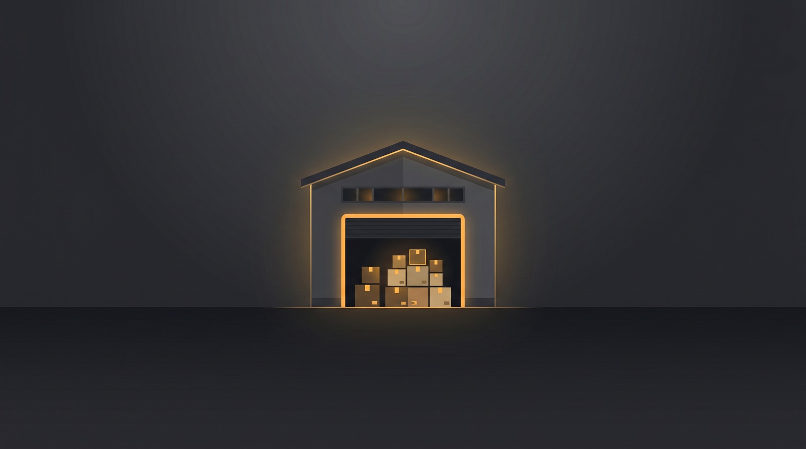 Amazon FBA warehouse and fulfillment illustration