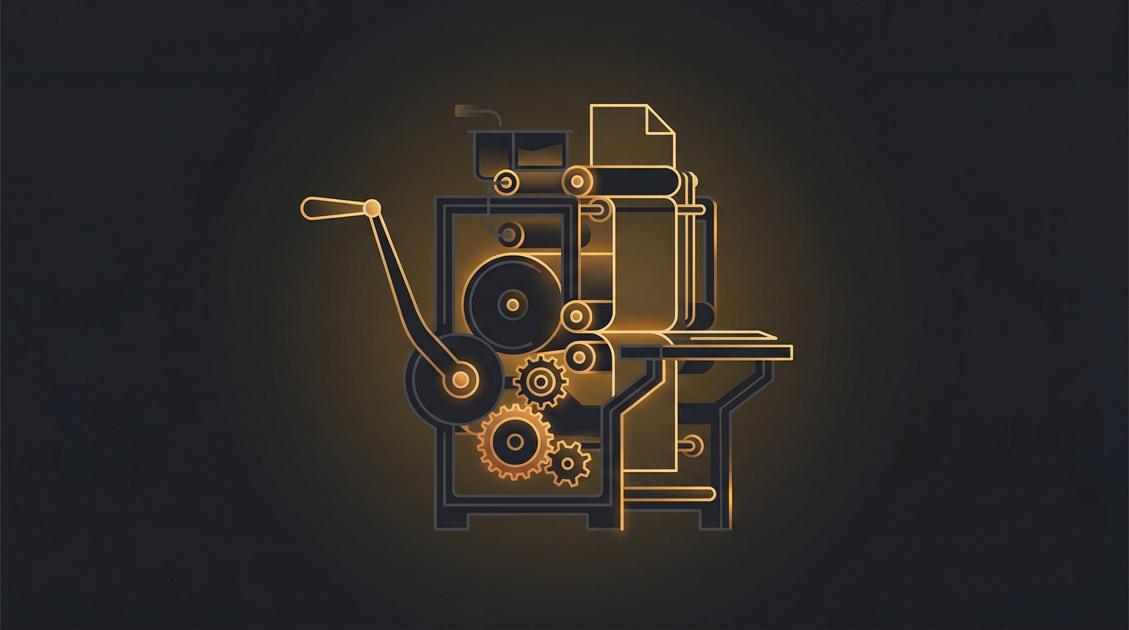 Print on demand book creation and design process illustration