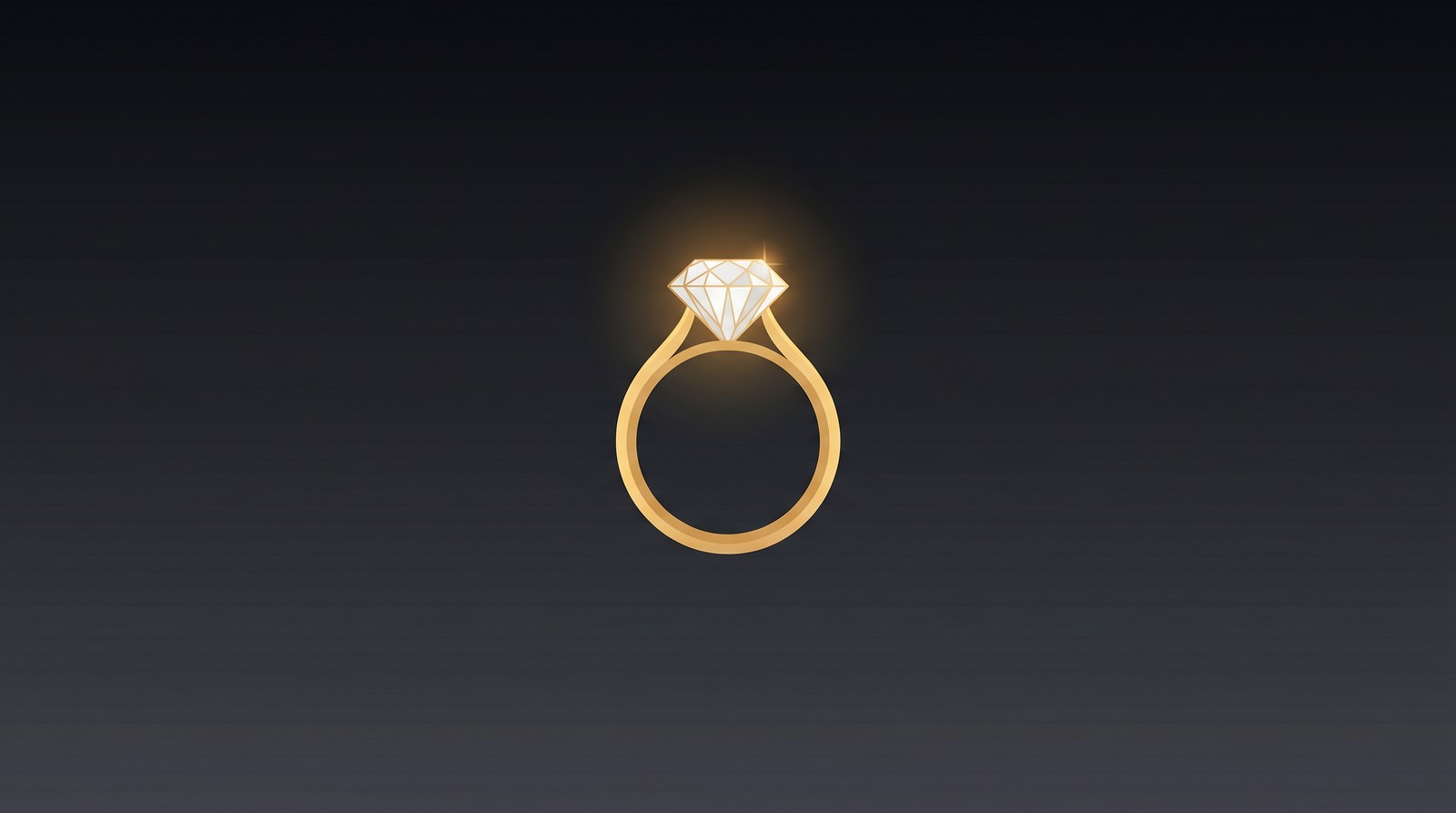 Diamond ring illustration representing wedding and bridal design themes