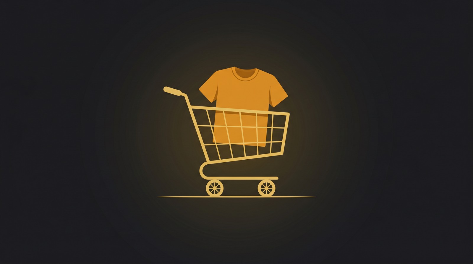 Custom t-shirt e-commerce illustration