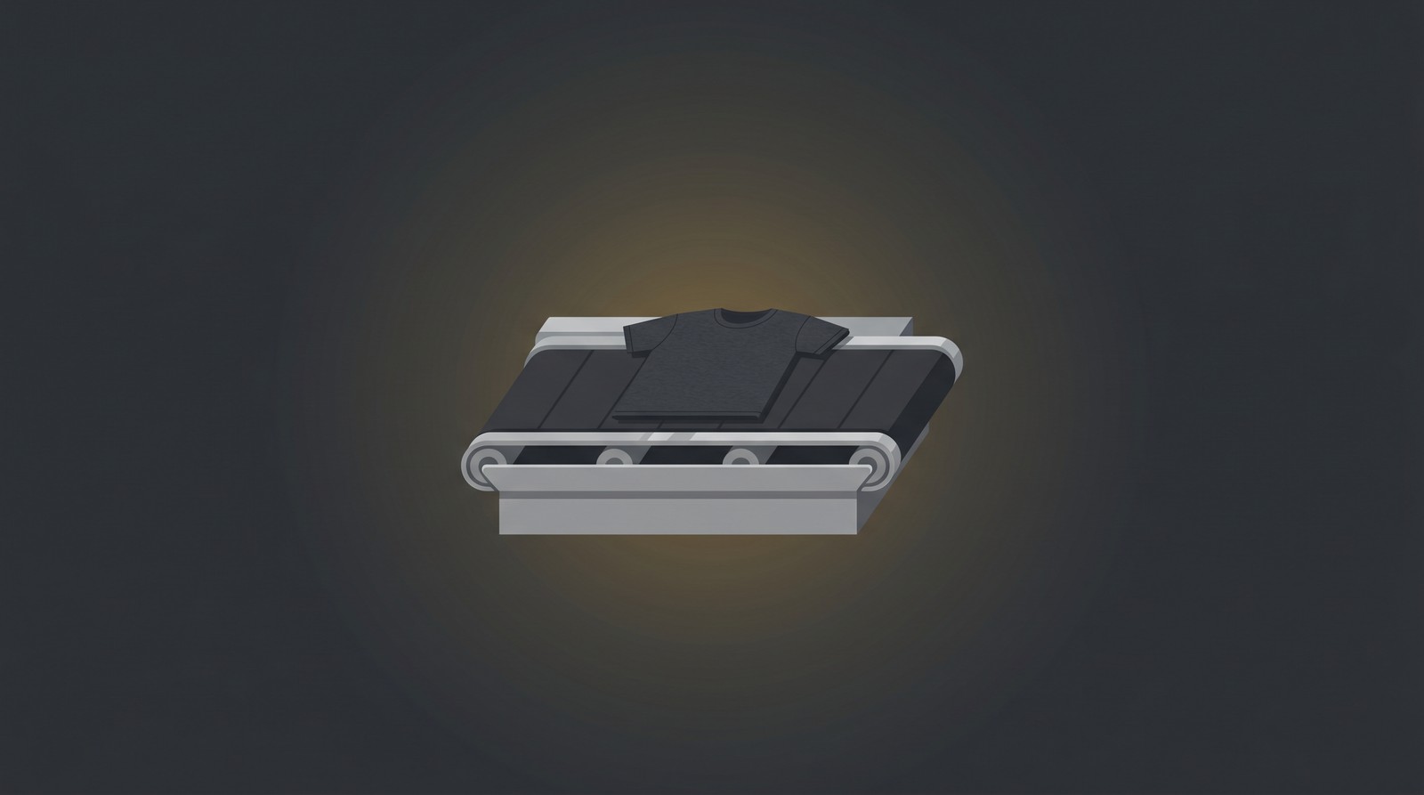 DTG printing process illustration showing automated workflow