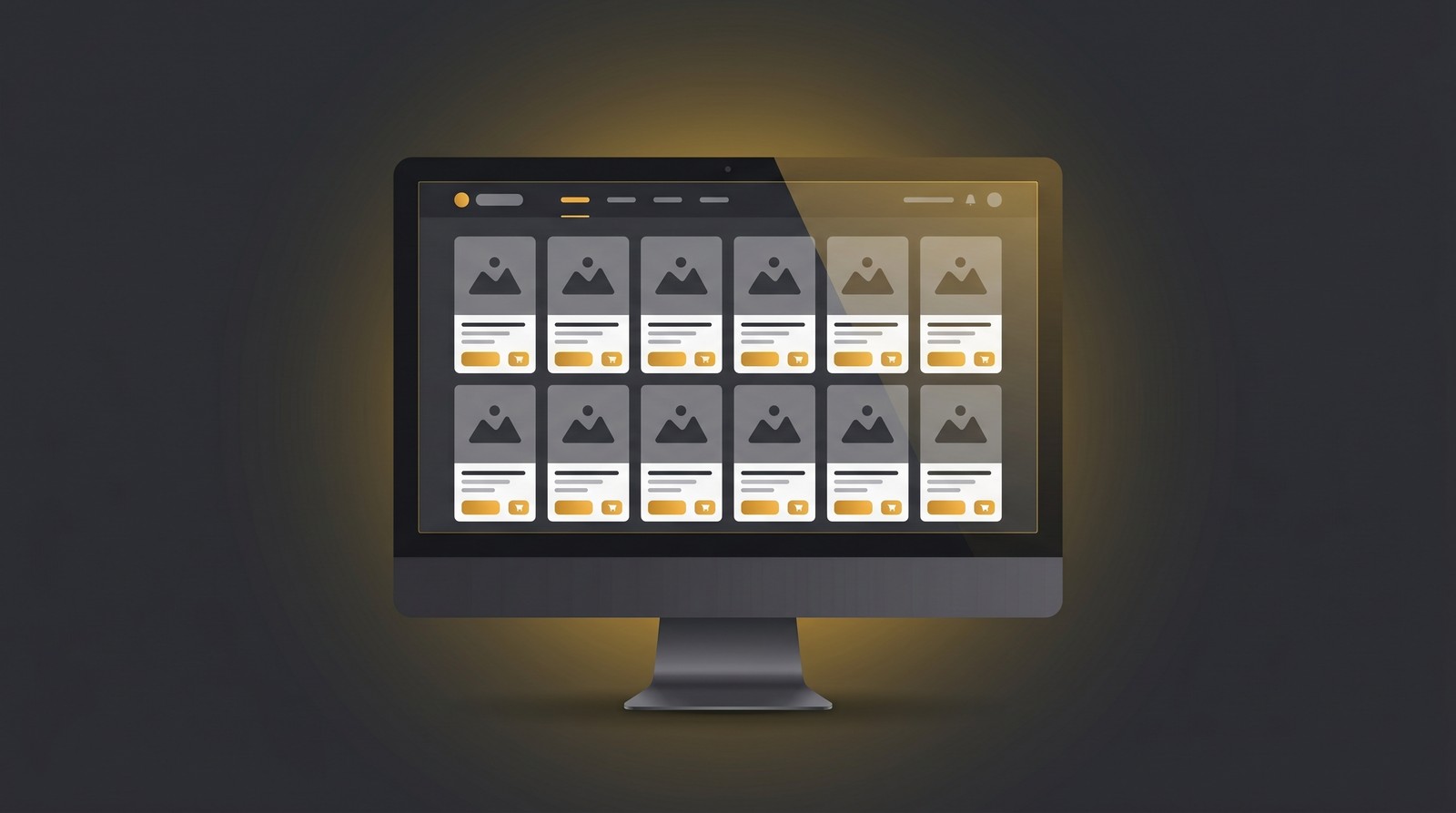 eBay product listing screen illustration