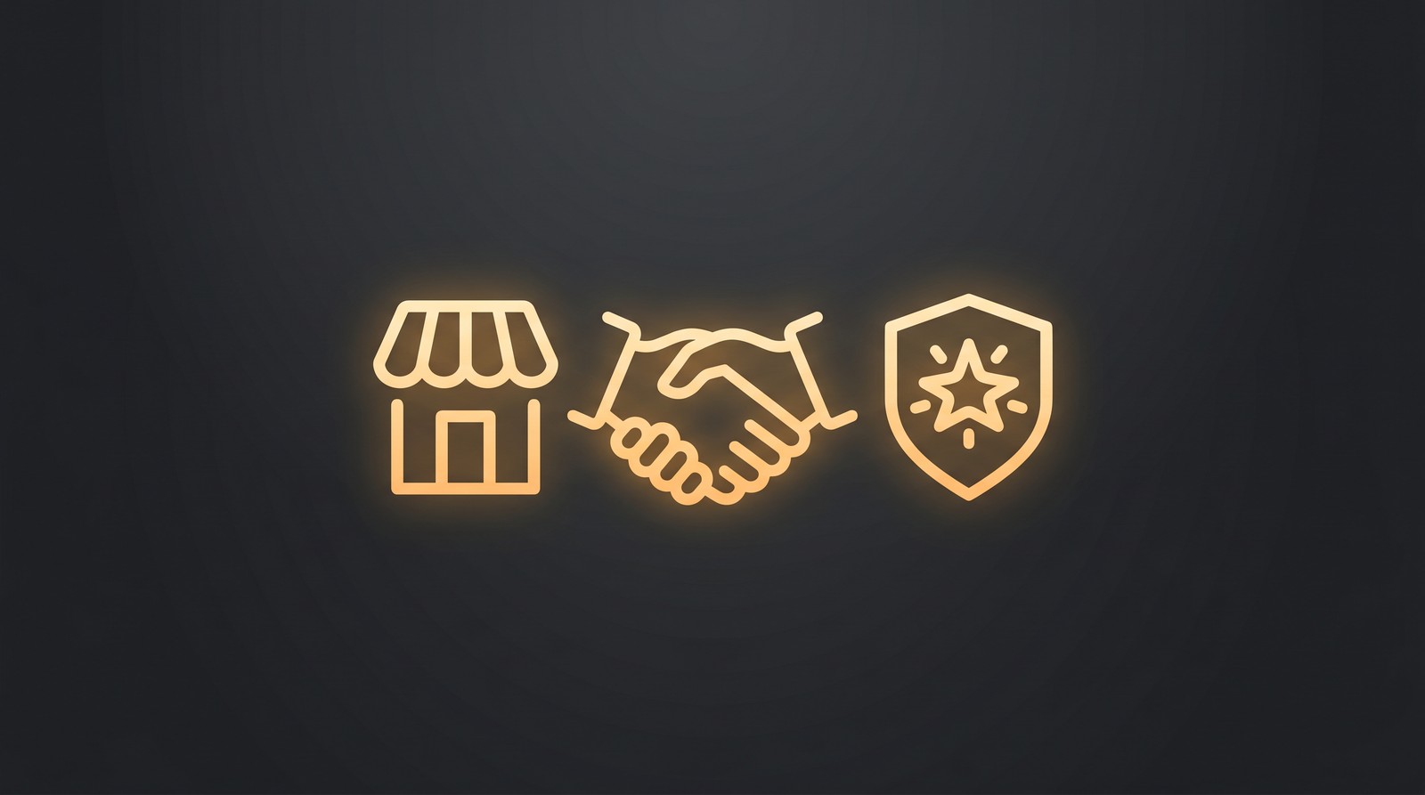 Wholesale brand and retailer handshake partnership