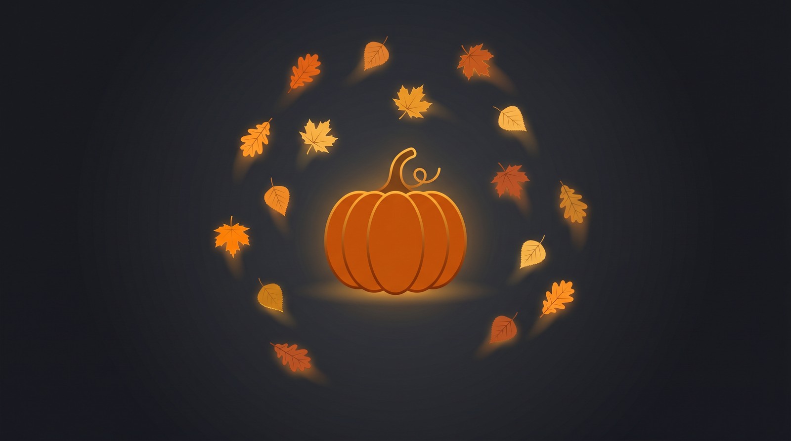 Fall t-shirt design concepts featuring autumn pumpkin and leaf motifs