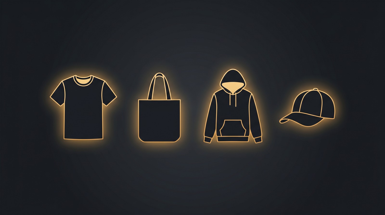 Pride month merchandise product variety illustration