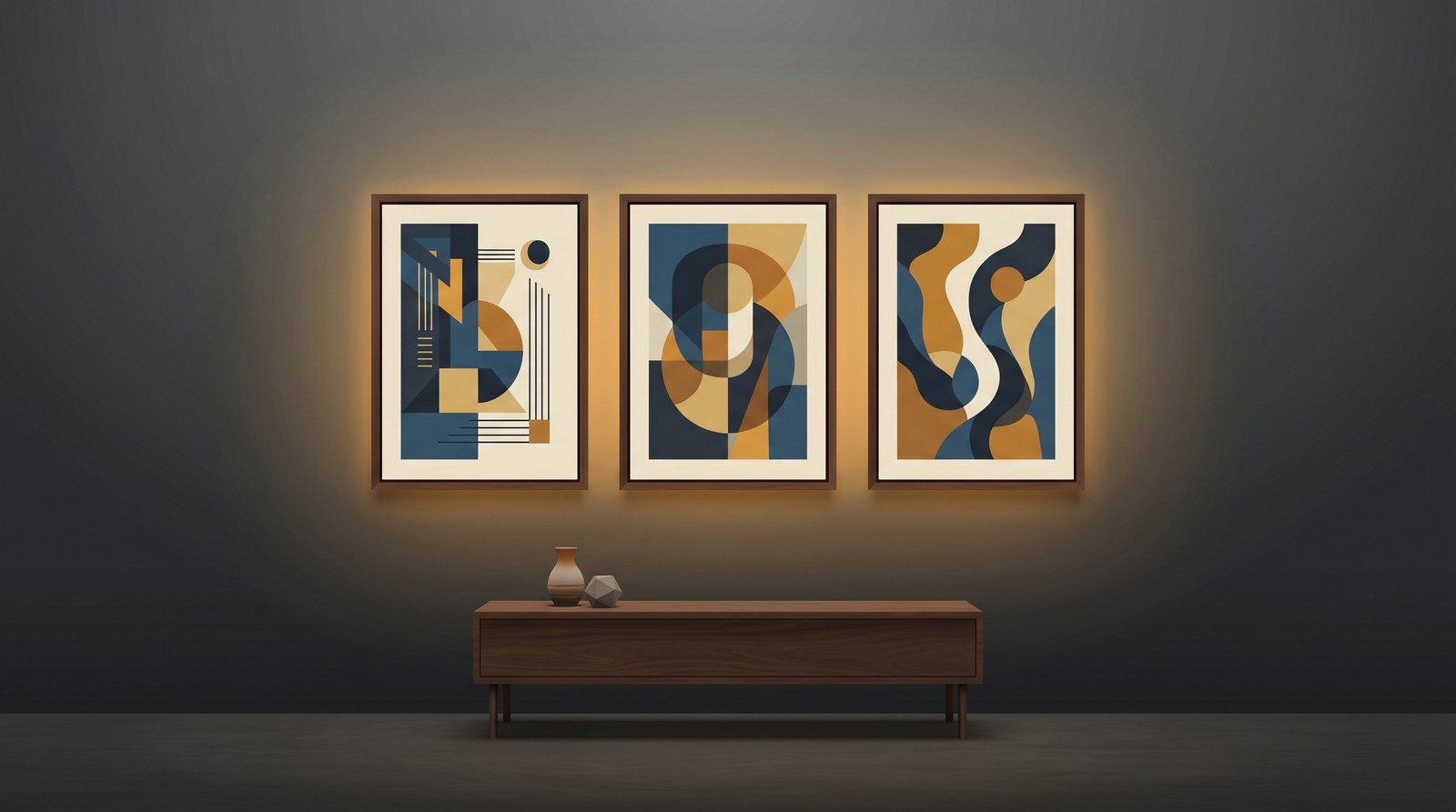 Print on demand art print types and wall art display