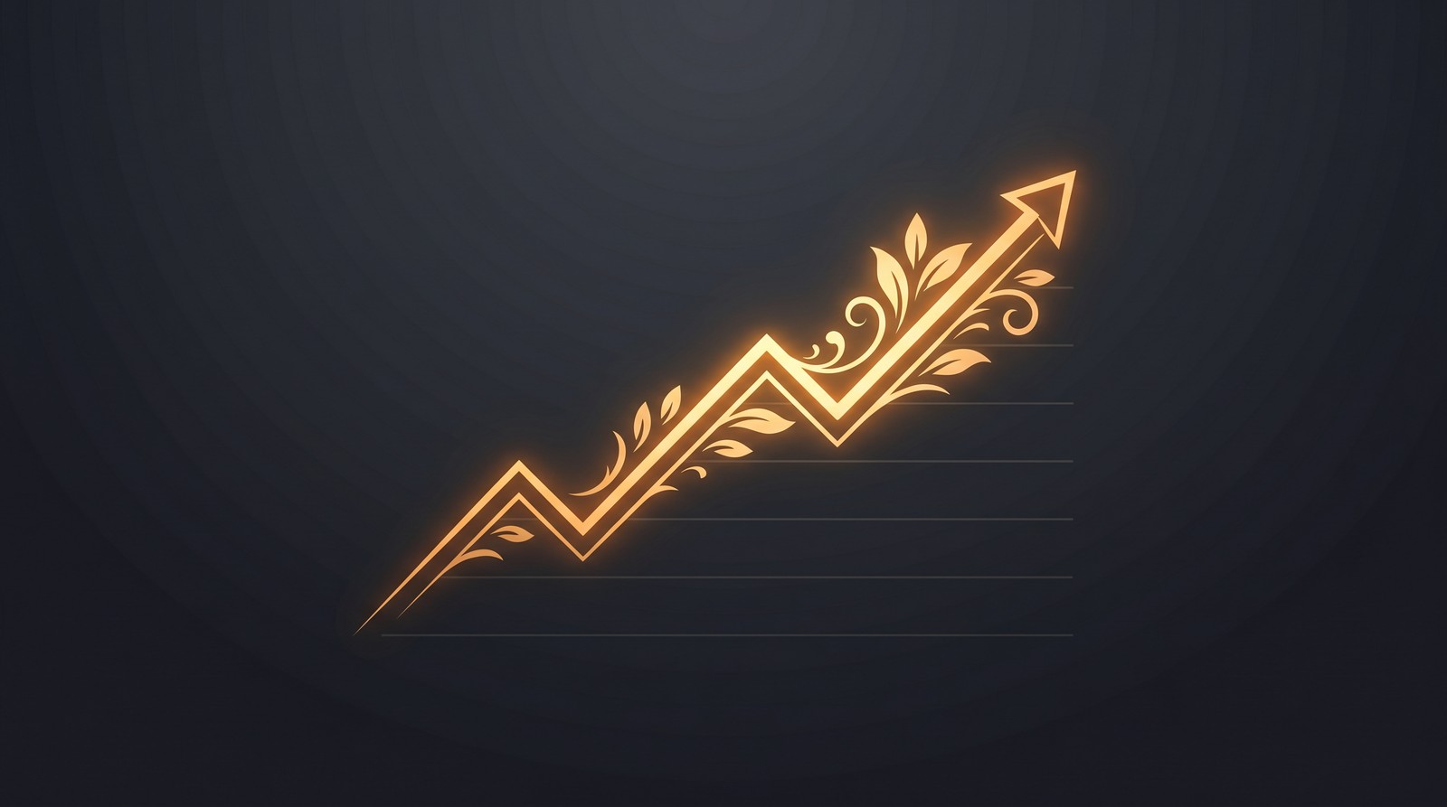 Ornament sales and profit growth illustration