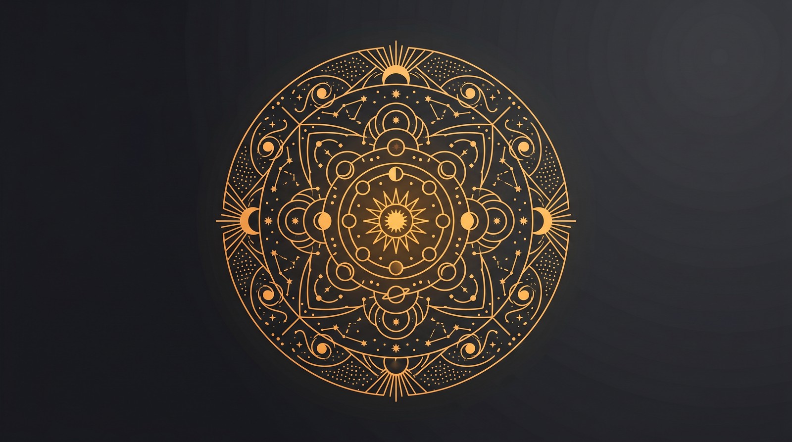 Tapestry design examples with cosmic and botanical themes