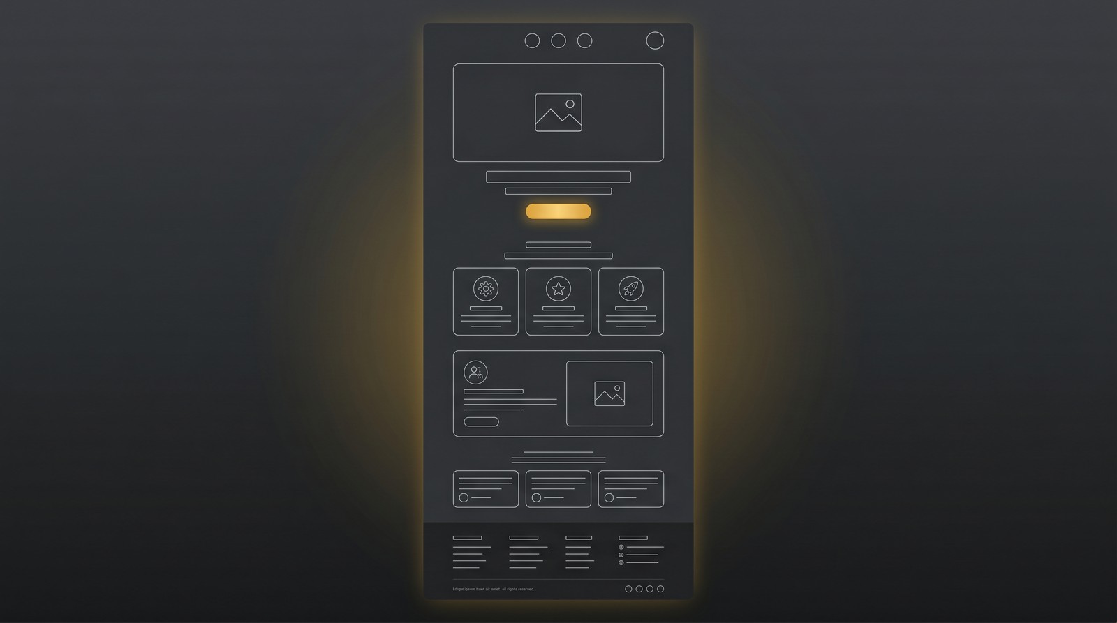 Print on demand website setup process illustration