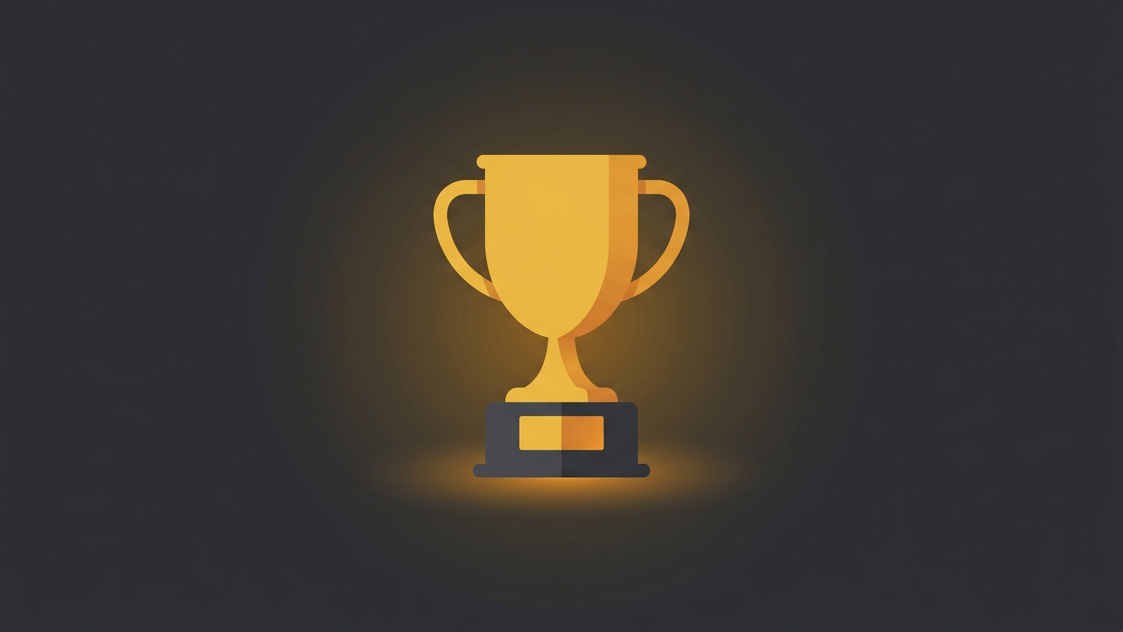 Trophy award representing the best print on demand platform winner