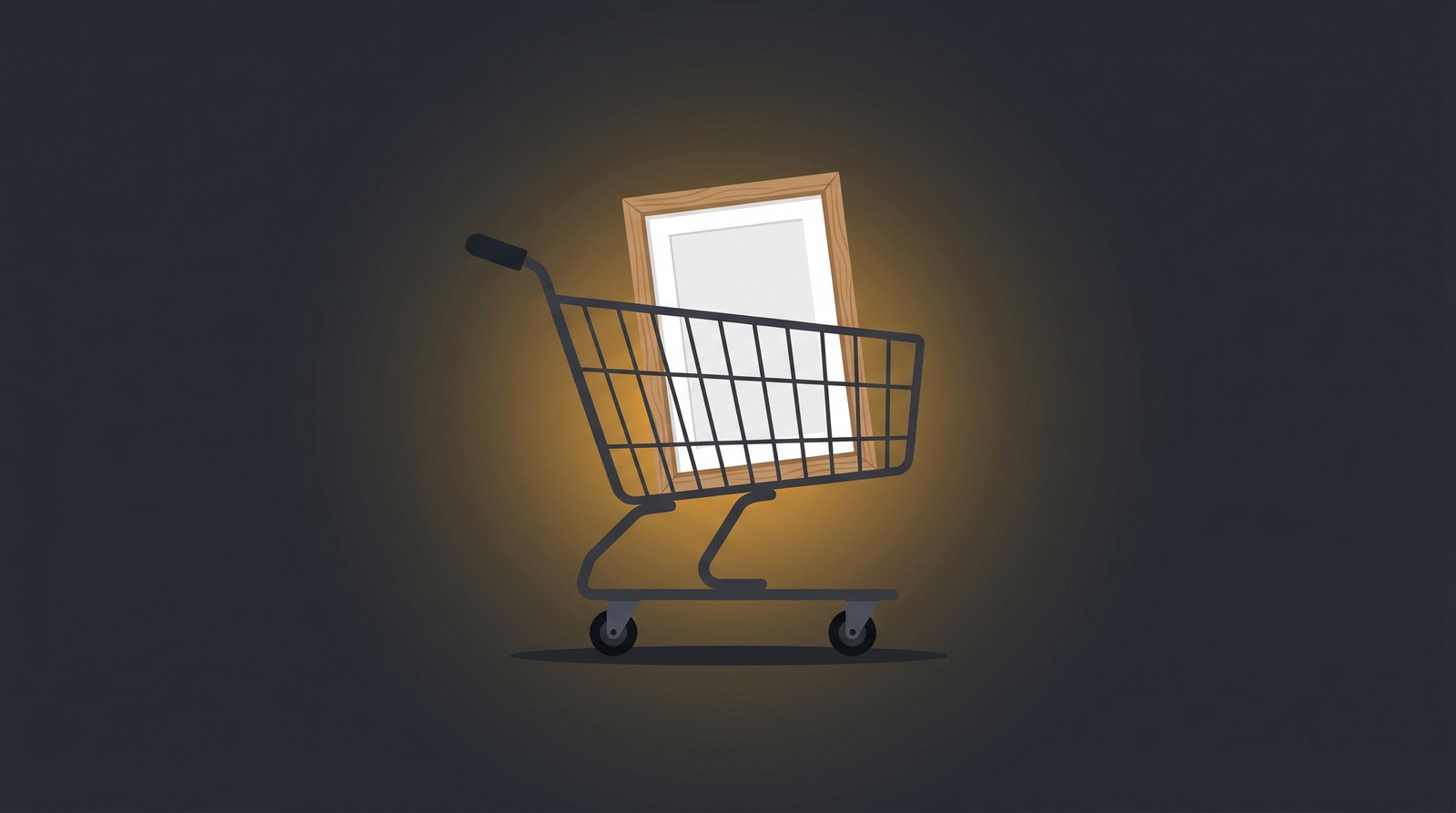 AI art marketplace and selling platforms illustration