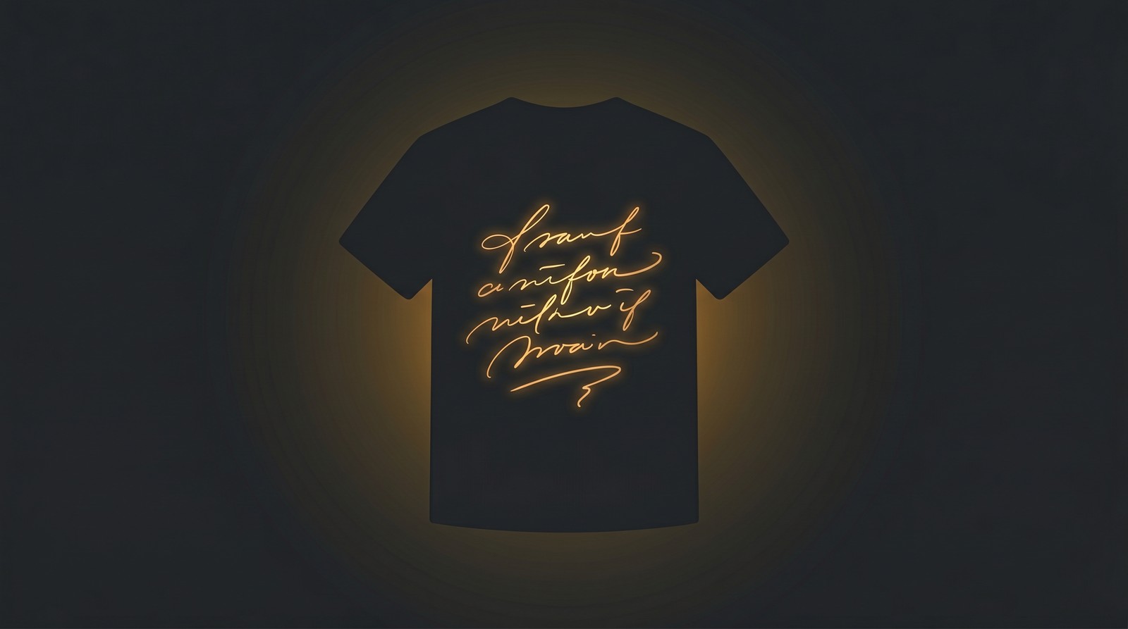 Typography t-shirt design layout with text hierarchy