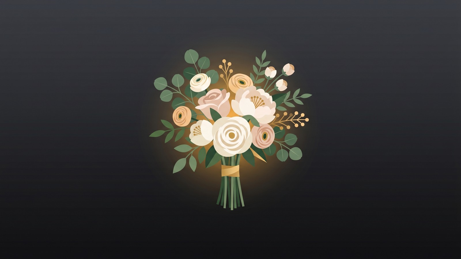 Wedding bouquet beside custom wedding party t-shirt designs